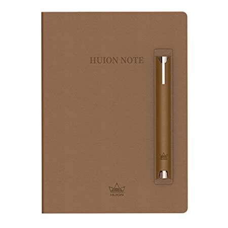 HUION Note A5 Size Smart Digital Notebook for Business, Office, Academics and Art with Scribo 2 (Brown)