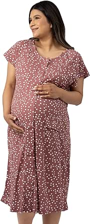 Kindred Bravely Universal Labor and Delivery Gown for Hospital | 3 in 1 Labor & Delivery Gowns, Postpartum Pajamas