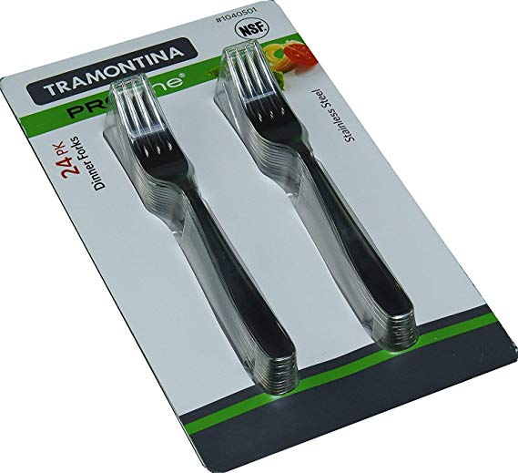 Tramontina PROLine 24 Pack Stainless Steel Dinner Forks