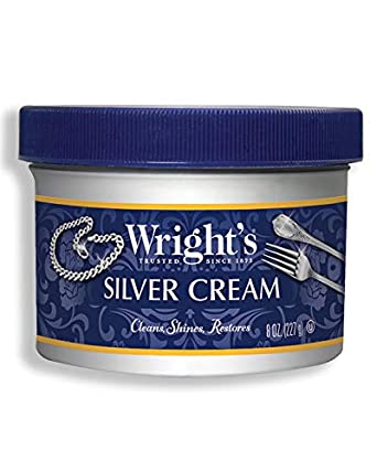 Wright's 14 silver polishing cream, 3-in-1, general purpose, for removal of startup, cleaning, gloss and protection of silver, tin, porcelain, car chrome, 227ml volume