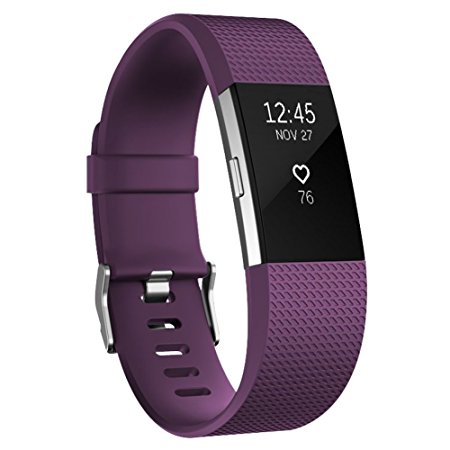 Vancle Fitbit Charge 2 Bands, Classic Edition Adjustable Comfortable Replacement Strap for Fit bit Charge 2 (No Tracker)