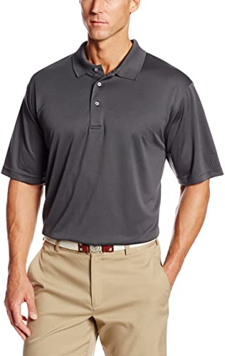 PGA TOUR Men's Airflux Short Sleeve Solid Polo-Shirts