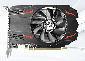 AMD RX 550 Graphics Card, 4GB GDDR5, Outperforms GT 1030 by 25% 4K 128-bit HDMI/DP/DVI 1100/1183/1500 Base/Boost/Mem NO Power Cable Needed Compatibility: Desktop with Open Slot