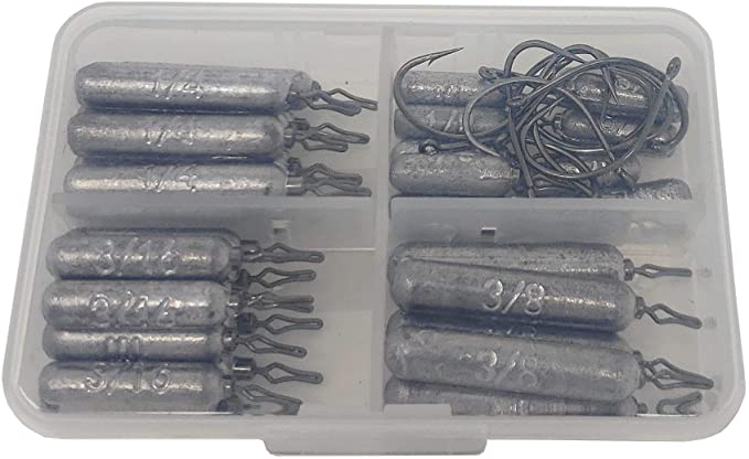 Reaction Tackle Bulk- Skinny Lead Drop Shot Weights and Sinkers