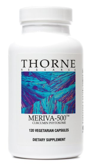 Thorne Research - Meriva-500 - Curcumin Phytosome Supplement - 120 Vegetarian Capsules