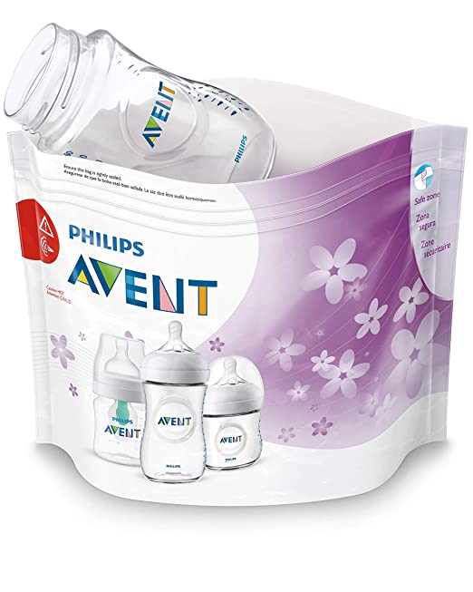 Philips AVENT Microwave Sterilizer Bags, 12pk, SCF297/06