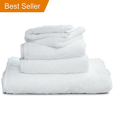 White Supima Bath Sheet (40 x 70") - Extra Large Luxury - Added Loop To Hang From Hook - Made of 100% USA Grown Cotton by Winter Park Towel Co. - OEKO-TEX Certified