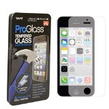 Tzumi ProGlass iPhone 5  5S  5C Screen Protection - Premium HD Tempered Glass iPhone Screen Protector for Apple iPhone 55s5c- Maximum Screen Protection from Scratches and Drops - Touchscreen Accuracy and Clarity