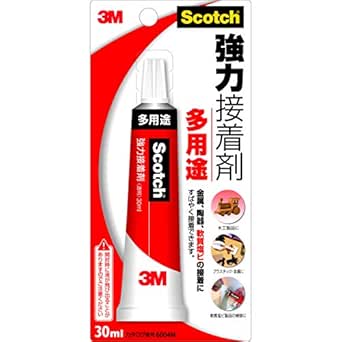 スリーエム(3M) スコッチ® 強力接着剤 多用途 30ml 6004M