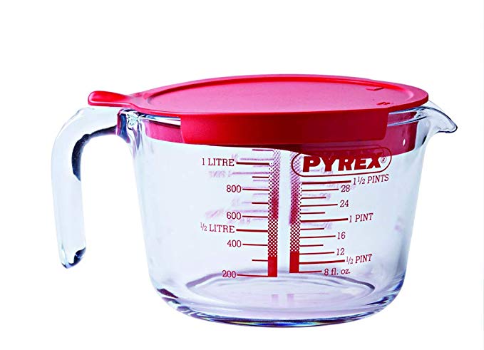 Pyrex Classic Prepware Measure Jug with lid 1L