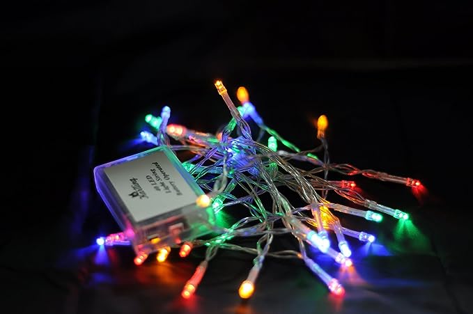 Karlling Battery Operated Multicolor 40 LED Fairy Light String Wedding Party Xmas Christmas Decorations(Multicolor)