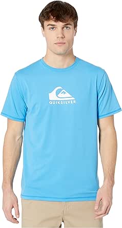 Quiksilver Men's Standard Solid Streak Short Sleeve Rashuguard UPF 50 Sun Protection Surf Shirt