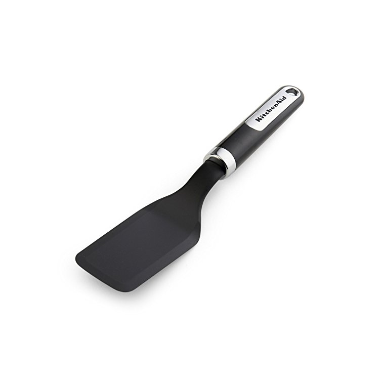 KitchenAid Nylon Cookie Spatula, Black