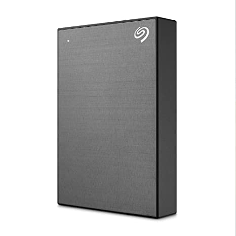 Seagate One Touch 5TB External HDD with Password Protection – Space Gray, for Windows and Mac, with 3 yr Data Recovery Services, and 4 Months Adobe CC Photography (STKZ5000404)