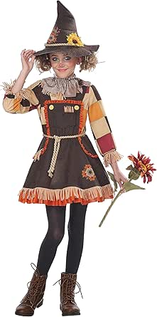 Girl's Patchwork Scarecrow Costume