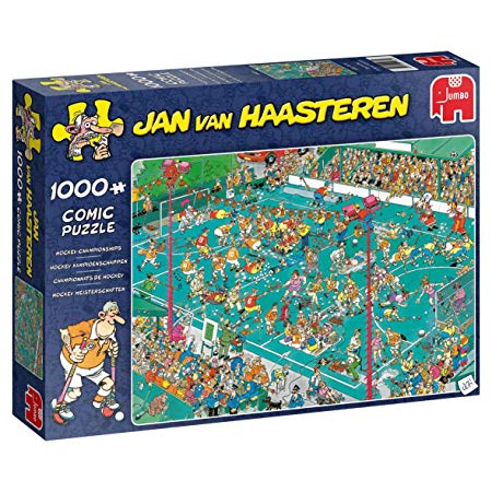 Jumbo 19094 Jan Van Haasteren-Hockey Championship 1000 Piece Jigsaw Puzzle