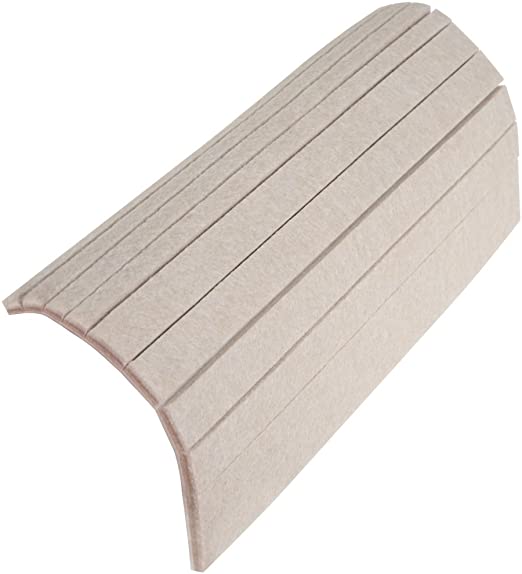 SoftTouch 4761395N Self-Stick Pre-Cut Felt Blanket (18Piece), 8" Long Strips, Linen