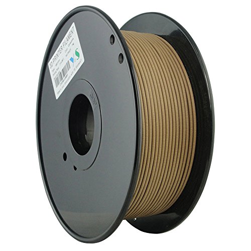 YS YS-WOOD-N-2.85-1.0  Wood Filament,  Compatible with Ultimaker/Airwolf/Luzbot 3D printer,  2.85 mm 1kg, Natural