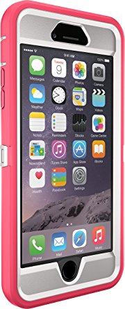 iPhone 6 PLUS 5.5" Case - OtterBox DEFENDER Series Case for Apple iPhone 6 Plus (NOT 6/6S or 6S Plus), Case Only - Holster Not Included - NEON ROSE