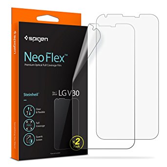 Spigen LG V30 Screen Protector NeoFlex / 2 Pack / Wet Application for LG V30