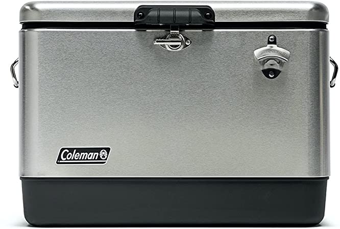 Coleman Ice Chest | Reunion 54 Quart Steel Belted Cooler