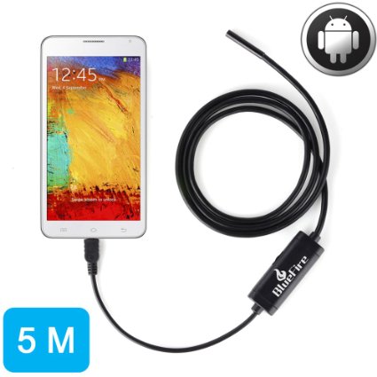BlueFire 7mm 5M Android OTG Endoscope Tube for Phones with OTG and UVC Function