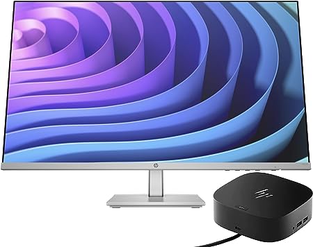 HP M27h FHD 27" FreeSync IPS Monitor 76D13AA#ABA (2X HDMI, VGA, 1920x1080, 75 Hz, 16:9) with USB-C G5 Essential Dock