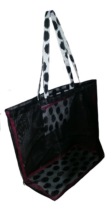 Fashion Mesh Bag Tote - Great for the Beach or Stadium Events