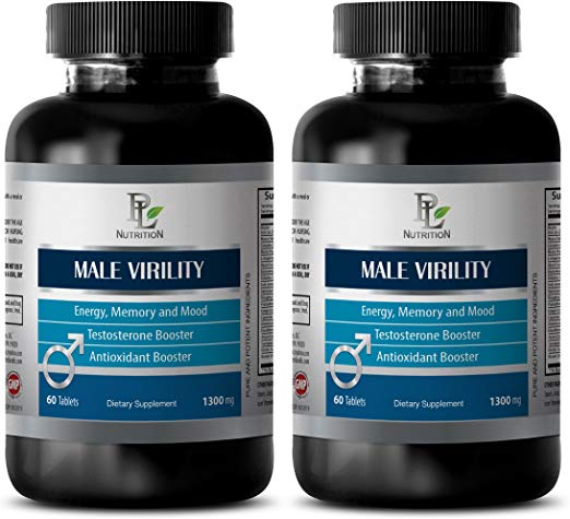Libido supplements men - MALE VIRILITY - Boost libido - 2 Bottles 120 tablets