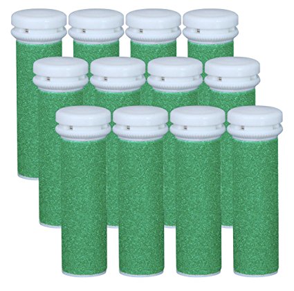 Emjoi Micro-pedi Replacement Refill Rollers (Xtreme Coarse) - Pack of 12