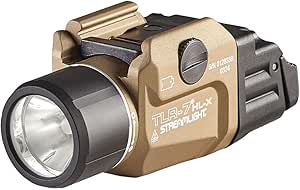 Streamlight 69459 TLR-7 HL-X USB 1000-Lumen Rechargeable Rail Mounted Weapon Light, includes Interchangeable High and Low Switches, Flat Dark Earth