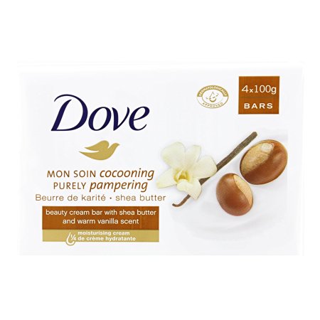 Dove Purely Pampering Shea Butter Beauty Bar - 4 x 100 g