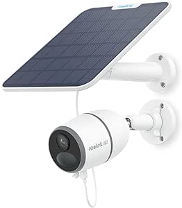 Reolink 8MP 3G/4G LTE Solar Security Camera Outdoor Wireless with Person/Vehicle/Pet Detection, CCTV No WiFi Security Camera with 4K Night Vision, Solar Powered Outdoor Camera, Go Ultra Solar Panel