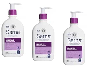 Sarna Sensitive Anti-Itch Lotion, 7.5 oz (Pack of 3)