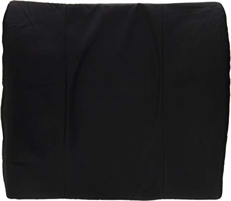 DMI Memory Foam Lumbar Pillow Back Support Cushion with Strap for Better Posture and Easing Back Pain, Black