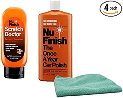 Nu Finish Polish and Scratch Remover, 4 Pack