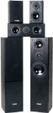 Fluance AVHTB Surround Sound Home Theater 50 Channel Speaker System including Three-way Floorstanding Towers Center and Rear Speakers