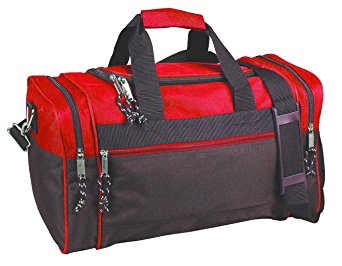 DALIX 17" Blank Duffle Bag Duffel Bag Travel Size Sports Durable Gym Bag