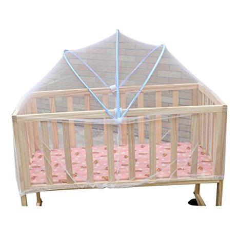New Foldable Baby Kids Infant Nursery Bed Crib Canopy Safty Arch Mosquito Net Netting Play Tent House