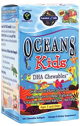 Garden of Life Oceans 3 Oceans Kids, 120 Chewables