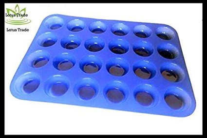 24-Cup Muffin Pan 100% Silicone, Nonstick, and Easy to Clean,3$ less than other competitor