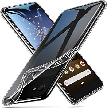 ESR Essential Zero Compatible with Google Pixel 3a XL Case, Made with Slim, Clear, and Soft TPU, Flexible Silicone Case for The Pixel 3a XL (2019 Release), Jelly Clear