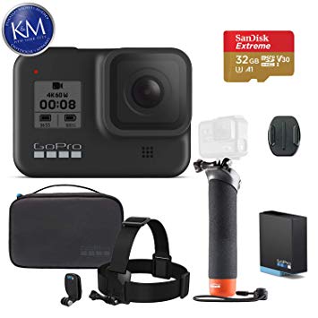 GoPro HERO8 Black Action Camera w/GoPro Adventure Kit and 32GB Memory Card