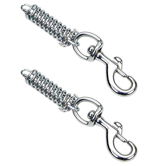 Coastal Pet Products DCP89042 Stainless Steel Titan Dog Shock Spring with Snap Cable Accessory (2 Pack)