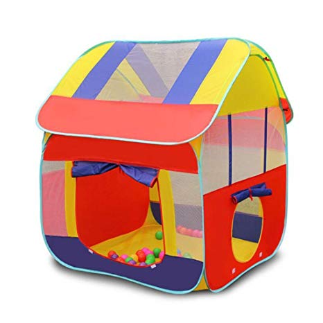 Toyshine Foldable Kids Children's Indoor Outdoor Pop up Play Tent House Toy (Multicolour)