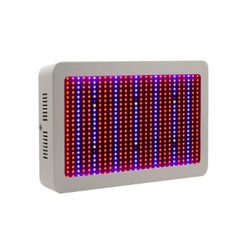 Lvjing High Power 600w LED Grow Light Panel with UVIR Light Full Spectrum 594pcs 5730SMD Chip AC 85265V Perfect Lighting for Greenhouse Hygroponics and Indoor Plant Flowering Growing White