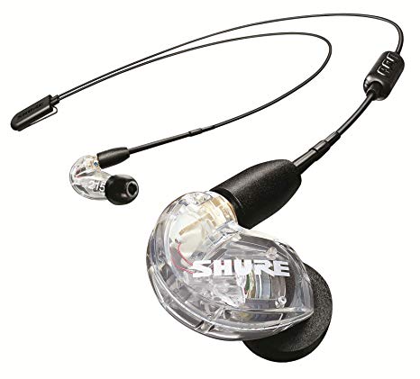 Shure SE215 Wireless Earphones with Bluetooth 5.0, Sound Isolating, Clear