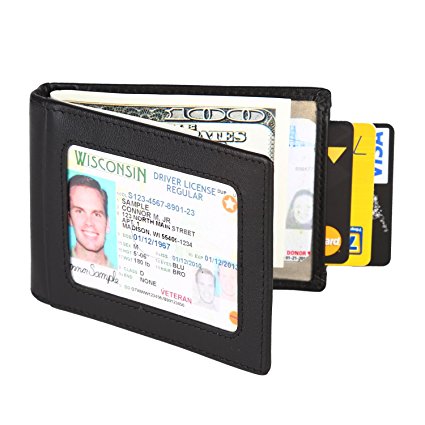 Dante RFID Blocking Stylish Leather Wallet for Men,Credit Card Protector