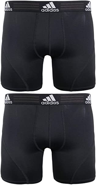 adidas Men's Sport Performance Boxer Briefs Underwear (2 Pack)