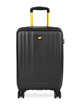CAT Cargo Polypropylene 65.5 cms Black/Yellow Hardsided Check-in Luggage (83573-12)
